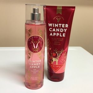 Winter Candy Apple body cream and mist